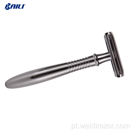 Baili Famous Gunmetal Razor Blade Twin Blade Razor